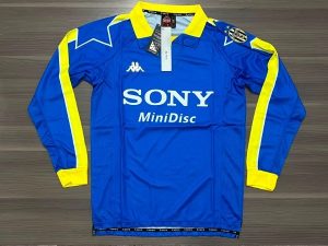 CAMISETA JUVENTUS AZUL RETRO MANGA LARGA TALLE M/L/XL/XXL