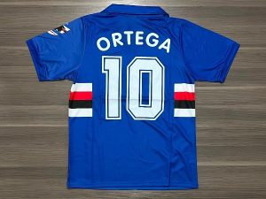CAMISETA SAMPDORIA TITULAR RETRO ORTEGA N10 TALLER (S/M/L/XL)