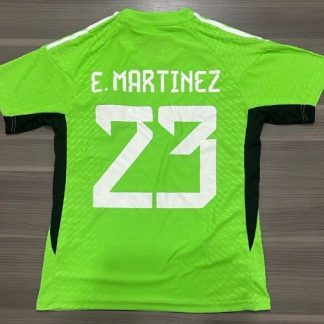 CAMISETA ARGENTINA ARQUERO VERDE MARTINEZ CON PARCHE TALLE S/M