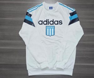 BUZO RACING RETRO ADIDAS BLANCO TALLES(M/ L/ XL/ XXL)