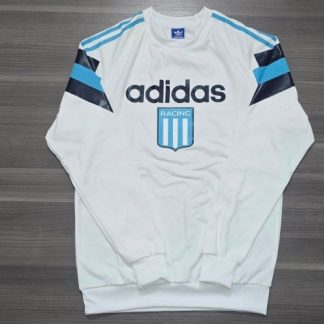 BUZO RACING RETRO ADIDAS BLANCO TALLES(M/ L/ XL/ XXL)