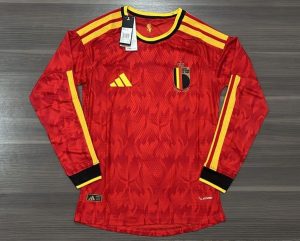 BELGICA TITULAR 2026 MANGA LARGA VERSION JUGADOR TALLES(S/M/XL)