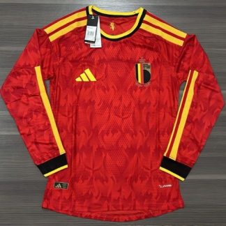 BELGICA TITULAR 2026 MANGA LARGA VERSION JUGADOR TALLES(S/M/XL)