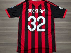 CAMISETA AC MILAN BECKHAM (TALLES L/XXL) RETRO