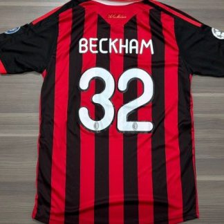 CAMISETA AC MILAN BECKHAM (TALLES L/XXL) RETRO