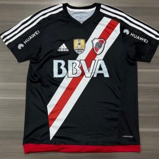 CAMISETA RIVER PLATE SUPLENTE PARCHE 2016 RETRO TALLE M/XL
