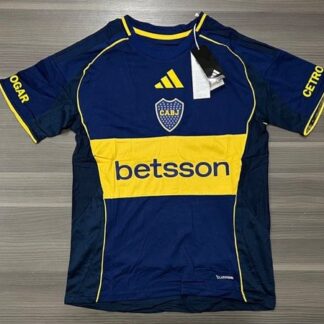 CAMISETA BOCA JUNIORS TITULAR ANIVERSARIO VERSIÓN HINCHA TALLE S/M/L/XL/XXL
