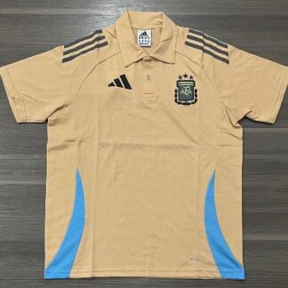 CHOMBA ARGENTINA ENTRENAMIENTO DORADA TALLE M/L