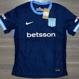 CAMISETA RACING SUPLENTE VERSIÓN JUGADOR TALLE S/M/L/XL/XXL