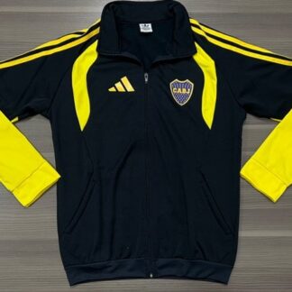 CAMPERA BOCA JUNIORS ENTRENAMIENTO NEGRA TALLE L/XXL/3XL
