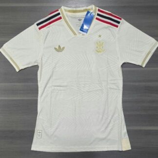 CAMISETA FLAMENGO CREMA VERSION JUGADOR TALLE S/M/L/XL/XXL/XXXL