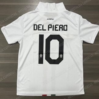CAMISETA JUVENTUS SUPLENTE RETRO DEL PIERO N10 TALLE M/L/XL/XXL