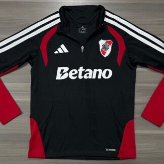 BUZO RIVER PLATE ENTRENAMIENTO NEGRO TALLE S/L/XL