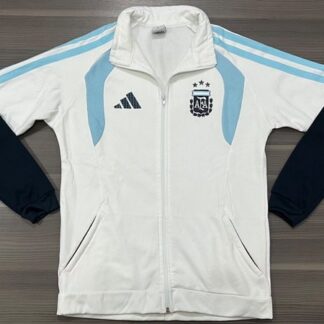CAMPERA ARGENTINA ENTRENAMIENTO BLANCA TALLE S/M/L/XL/XXL