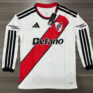 CAMISETA RIVER PLATE TITULAR VERSIÓN HINCHA MANGA LARGA TALLE S/M/L/XL/XXL