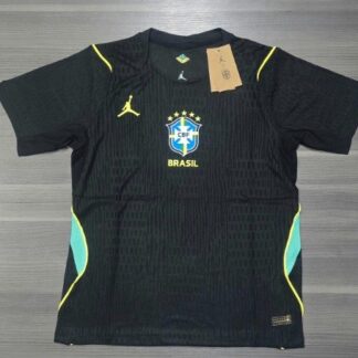 CAMISETA BRASIL SUPLENTE NEGRA VERSION JUGADOR M/L/XL/XXL