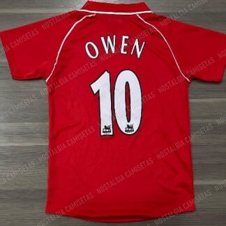 CAMISETA LIVERPOOL TITULAR OWEN N10 RETRO TALLE S/M/L/XL/XXL